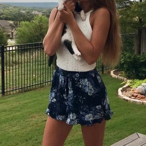 White Lace tank top.